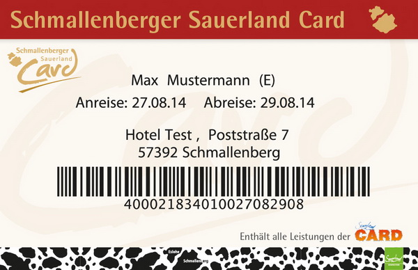 Schmallenberger Sauerland Card