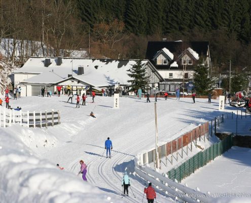 Snowpark im Skilanglaufzentrum